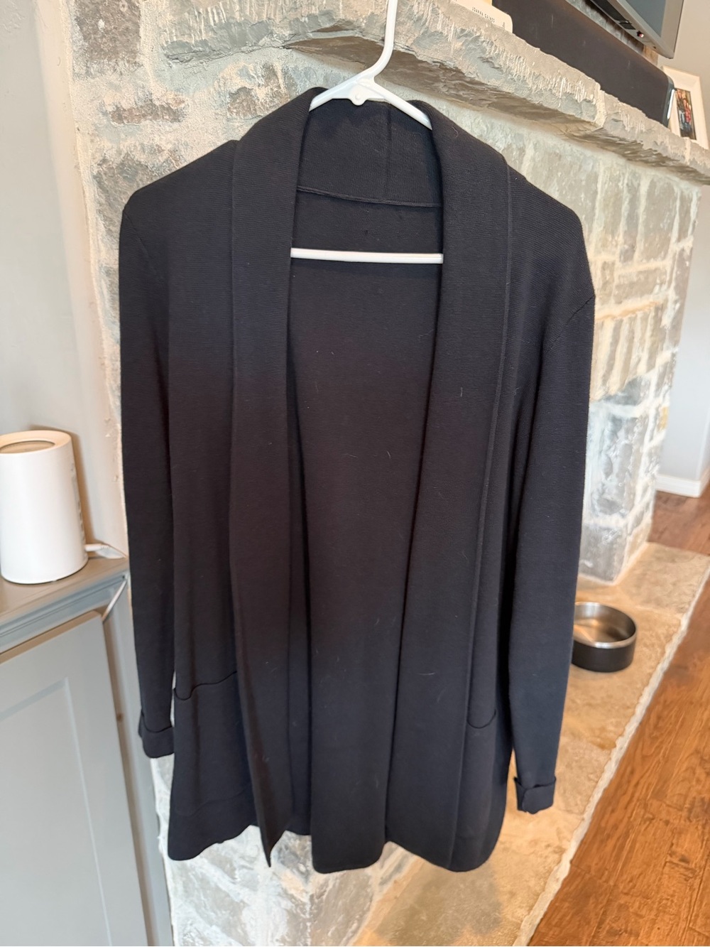J. Crew Factory Black Open-Front Women's Cardigan
